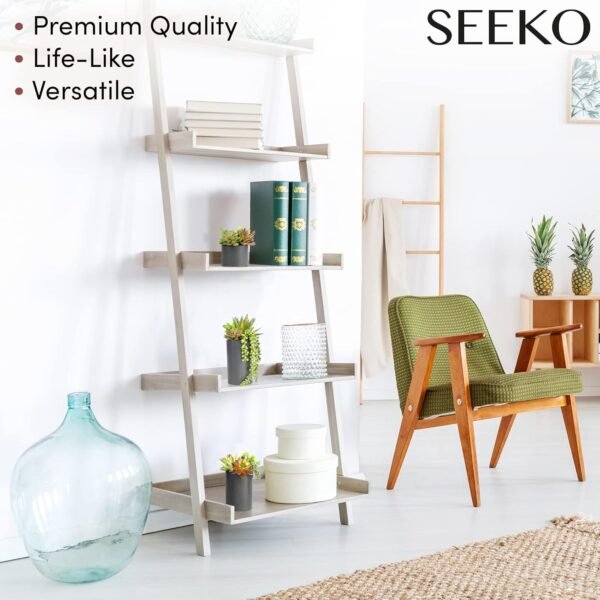 Order the best Seeko Artificial Plants (3 Pack) - Indoor Fake Succulents with Black Pot - Image 7
