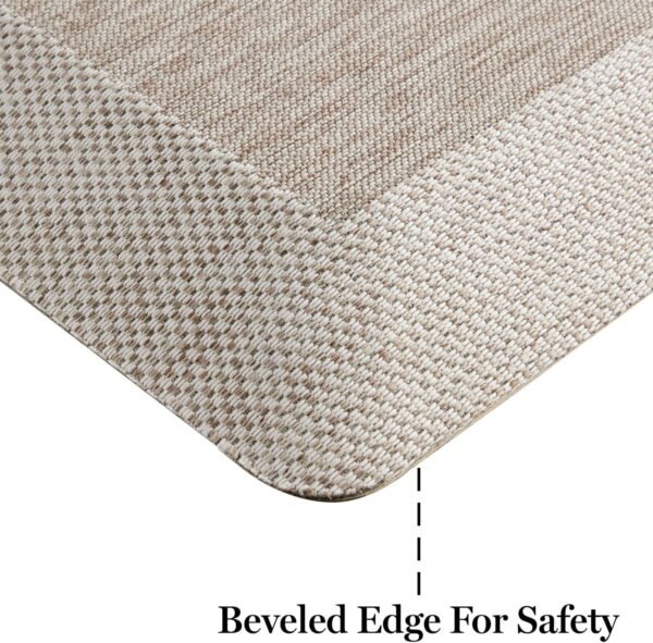 Buy the best Martha Stewart Mira Modern Heather Anti-Fatigue Air Injection Kitchen Mat, Coffee Brown, 19.6"x32" - Image 7