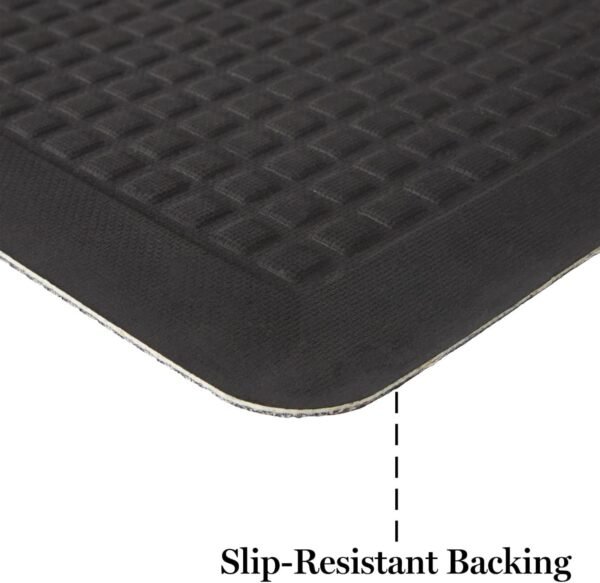Buy the best Martha Stewart Mira Modern Heather Anti-Fatigue Air Injection Kitchen Mat, Coffee Brown, 19.6"x32" - Image 8