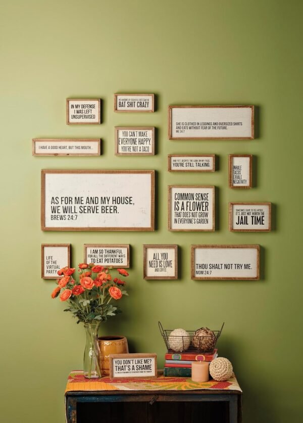 Explore recommended Primitives with Decoration by Kathy Rustic Farmhouse - Inspirational Wall Art, Wooden Table/Shelf Decoration, Bohon Kitchen Accessories 5" x7" - Image 4