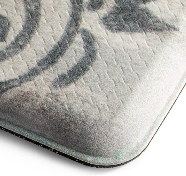 Buy recommended Home Dynamix Cozy Living Grateful Floral Runner Anti-Fatigue Kitchen Mat, Non-Slip Floor Mat, Padded Standing Desk Mat, Grey/Cream, 17.5"x30" - Image 5