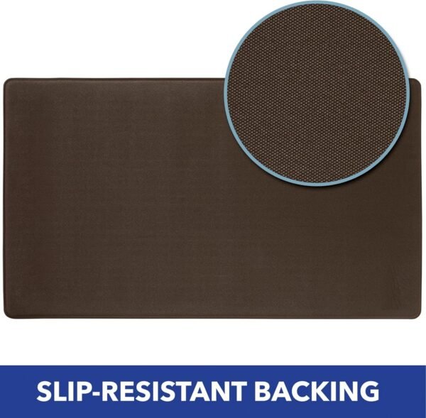 Buy recommended Home Dynamix Cozy Living Grateful Floral Runner Anti-Fatigue Kitchen Mat, Non-Slip Floor Mat, Padded Standing Desk Mat, Grey/Cream, 17.5"x30" - Image 11