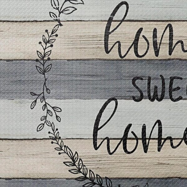 Grab affordable Home Dynamix Cozy Living Home Sweet Home Modern Farmhouse Runner Anti-Fatigue Kitchen Mat, Non-Slip Floor Mat, Padded Standing Desk Mat, Grey/Beige, 17.5"x30" - Image 4
