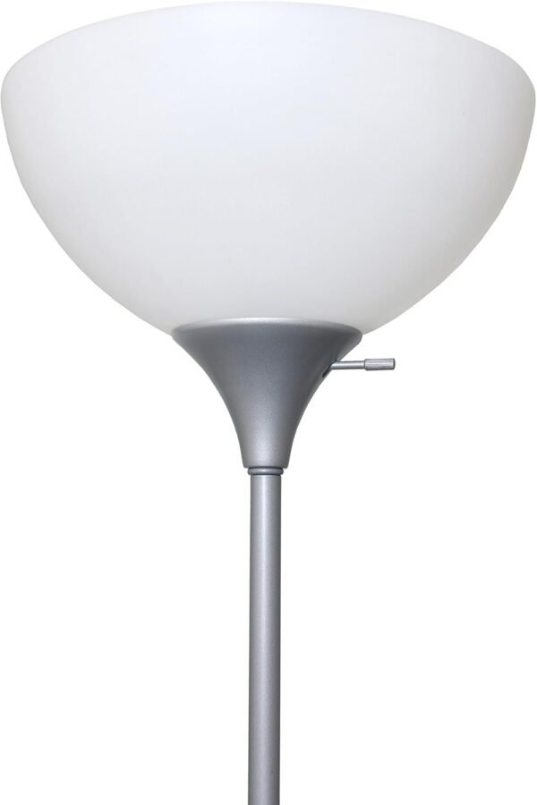 Order affordable Simple design LF2000-SLV mother daughter floor lamp reading light, silver - Image 7