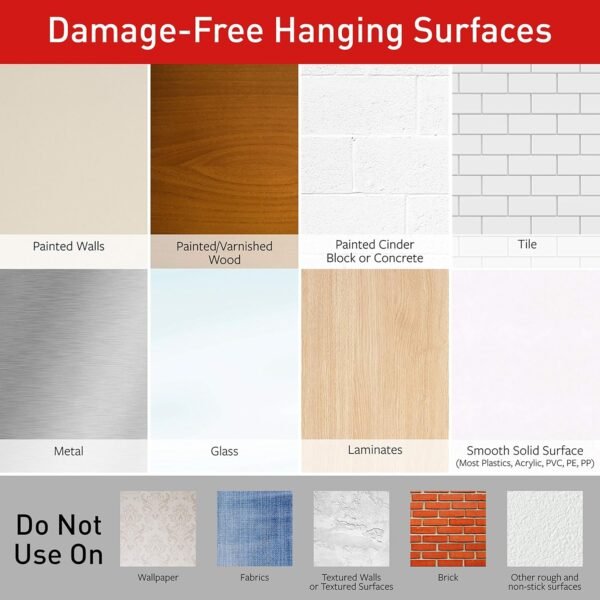 Buy high-quality Command Picture Ledge, 21 inch Damage Free Hanging Floating Shelf, Glue Strips, Quartz, Picture Hangers for Tools to Display Decoration and Photos, 1 Shelf, 10 Command Strips - Image 9