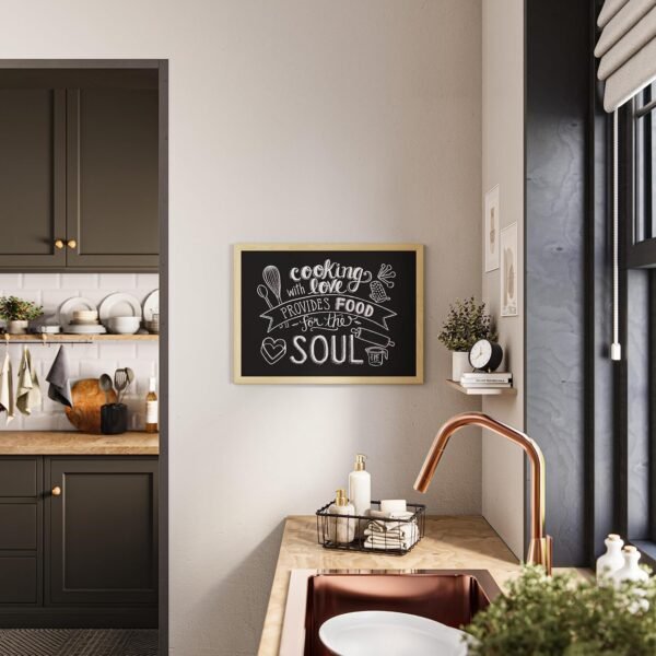 Explore affordable U-branded Chalkboard, 17 x 23 inch, Birch Wooden Frame (310U00-01) - Image 5