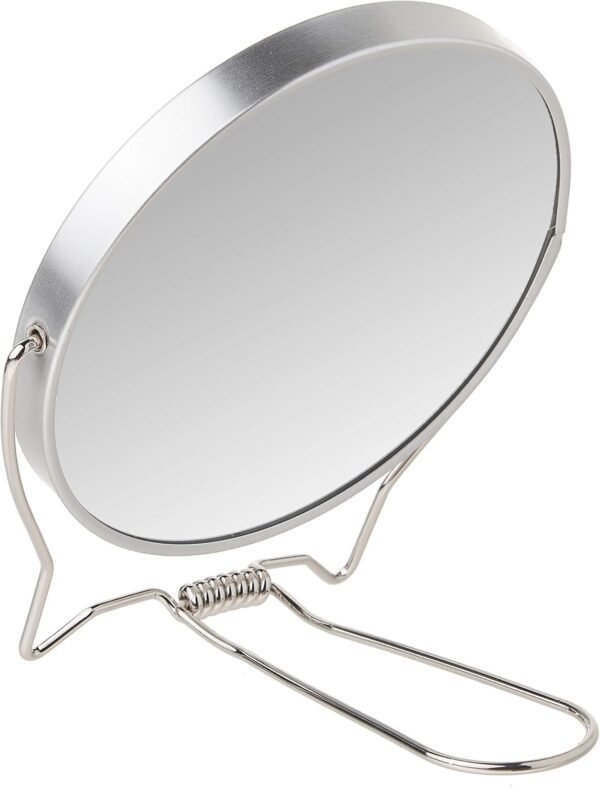 Grab high-quality Goody 2 Makeup Mirrors with Stand - 1x and 3x Dual Side Enlarge - Lightweight & Portable Table Table Enlarge Vanity Mirror - Image 3