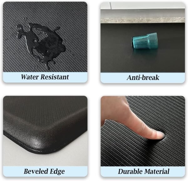 Buy the best Artnice Kitchen Mats for Floors, 3/4 inch Thick Memory Foam Fatigue Mat, Non-Slip Standing Mat, Kitchen Rug with Waterproof Cushion, Office, Sink, Laundry (17.3"x28") - Image 6
