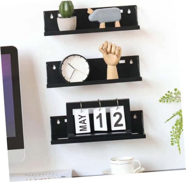 Grab affordable Wall Mounted Storage Rack for Living Room and Bedroom Decorative Design for Iron Shelf Plants and Books - Image 10