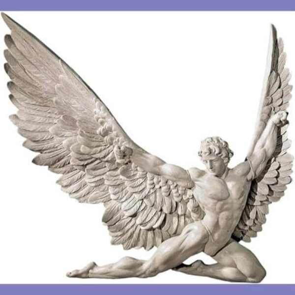 Buy high-quality Toscano Design Icarus Winged Man Wall Sculpture, 11 inch, Ancient Ivory - Image 4