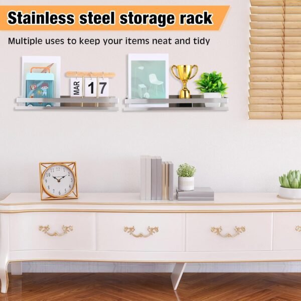 Grab affordable Lallisa 4pcs Stainless Steel Shelf Bathroom Shower - Image 7