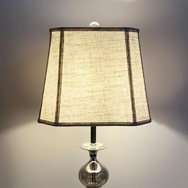 Order affordable Tortoo Star Square Cut Corner Lamp Shade, 10x13x10.5 inch Media Table Lamp Shade Floor Lamp Beige Lamp Shade Natural Linen Handcraft, Simple Assembly Need - Image 8