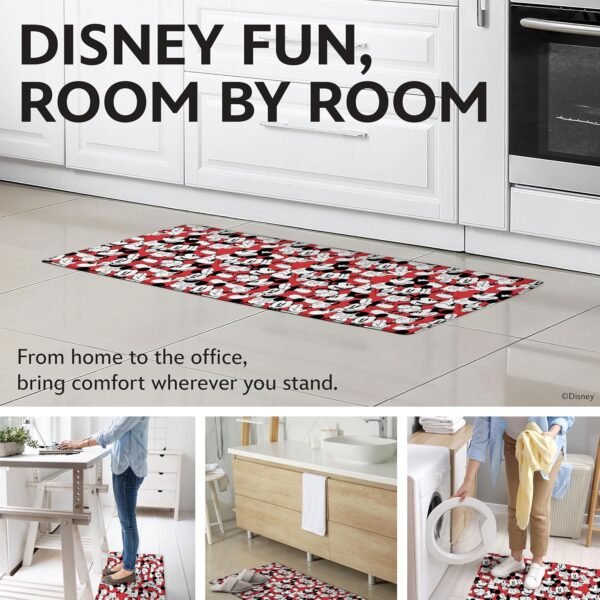 Grab affordable Disney Anti-fatigue Kitchen Mat for Non-Slip Kitchen Floor Mats Non-Slip Floor-resistant PVC Foam Mats with McKee, Minnie, Stitch & Winnie the Poosa Designs - Image 4