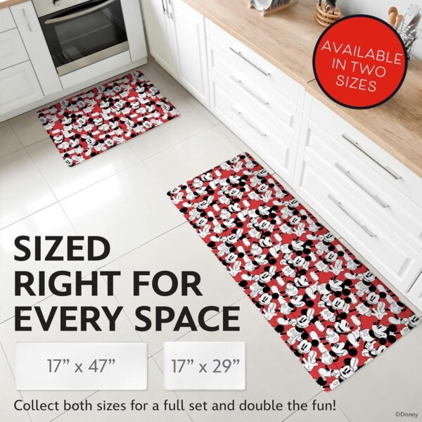Grab affordable Disney Anti-fatigue Kitchen Mat for Non-Slip Kitchen Floor Mats Non-Slip Floor-resistant PVC Foam Mats with McKee, Minnie, Stitch & Winnie the Poosa Designs - Image 7