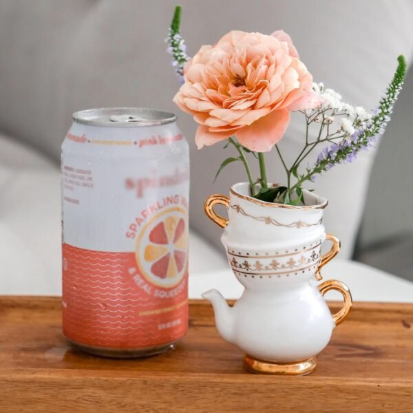 Grab affordable Kate Aspen Vintage Tea Party Antique Crook Ceramic Bad Vase (Medium), Party, Take Home Gift, Wedding Decoration, Table Decoration, Bridal Shower Decoration - Image 8
