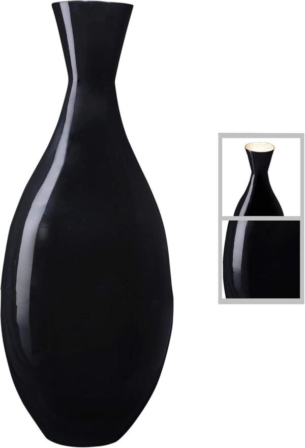 Explore affordable Standard handmade bamboo vase 24 inch tear road bed vase (black) for silk plants, flowers, filler decoration - Image 3