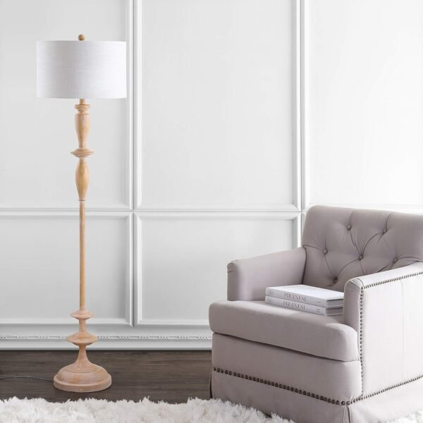 Buy the best Jonathan and Jyl3061a Aldrin 63.5" Resin LED Floor Lamp, Tradition, Migration, Office, Living Room, Family Room, Dining Room, Bedroom, Hallway, Foyer, Brown Wood Finish - Image 3
