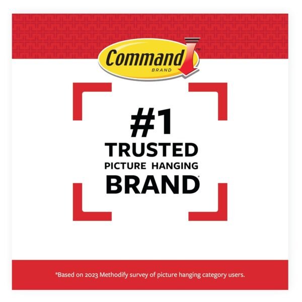 Buy high-quality Command 10 lb Medium Picture Hanging Strip 16 Pairs (32 Command Strips), Damage Free Hang Picture Hanger, Home Decoration Tool Wall Hanging, White Glue - Image 9