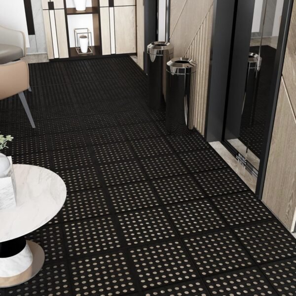 Order recommended Ottomanson 36"x36" Heavy Duty Rubber Kitchen Mat, Anti-Fatigue - Image 3