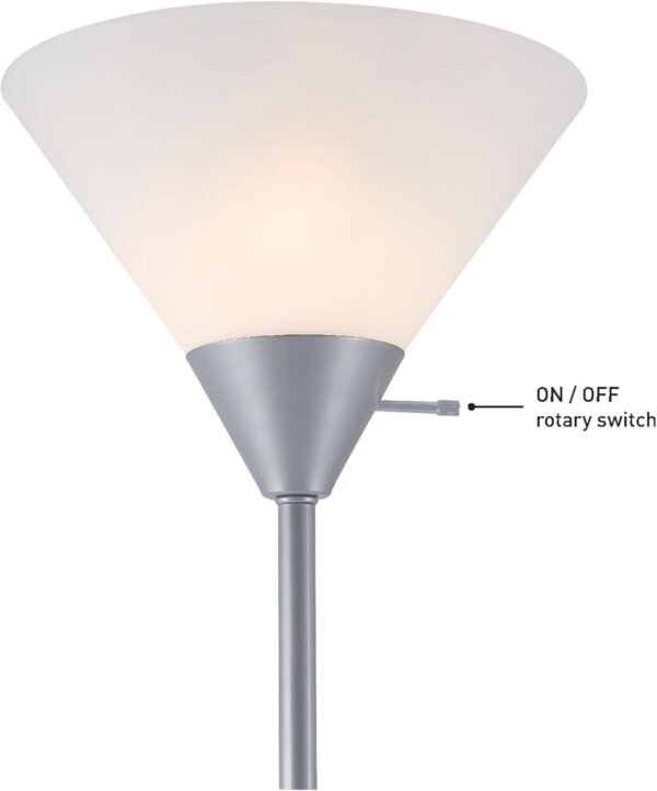 Explore recommended Glove Electric 67150 Elliott Floor Lamp, 72", Silver - Image 5