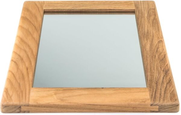 Grab affordable White Cap 62544 Rectangular Teak Mirror-11 "WX 15" H - Image 3