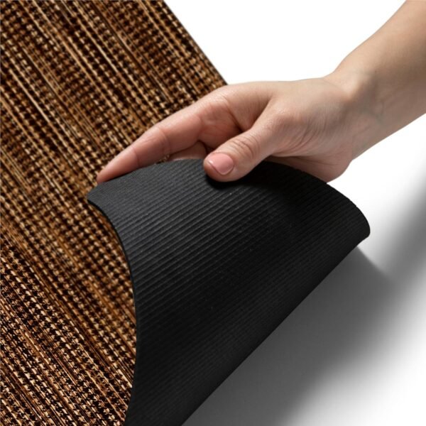 Order affordable Town & Country Basics Smooth Step Hound Low Profile Utility Kitchen Mat, Machine Washable, Non-Slip Backing, Brown/Beige, 24"x35" - Image 5