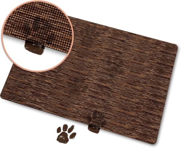 Order affordable Town & Country Basics Smooth Step Hound Low Profile Utility Kitchen Mat, Machine Washable, Non-Slip Backing, Brown/Beige, 24"x35" - Image 8