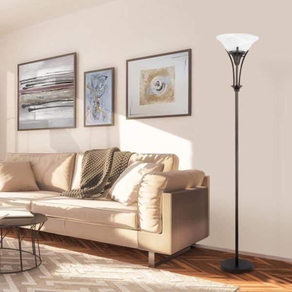 Buy recommended Glove Electric 63361 Gatineau 70" Floor lamp, dark bronze finish, alabaster glass shade, 0 - Image 3