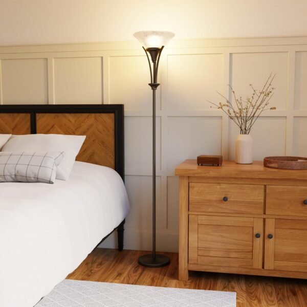 Buy recommended Glove Electric 63361 Gatineau 70" Floor lamp, dark bronze finish, alabaster glass shade, 0 - Image 5