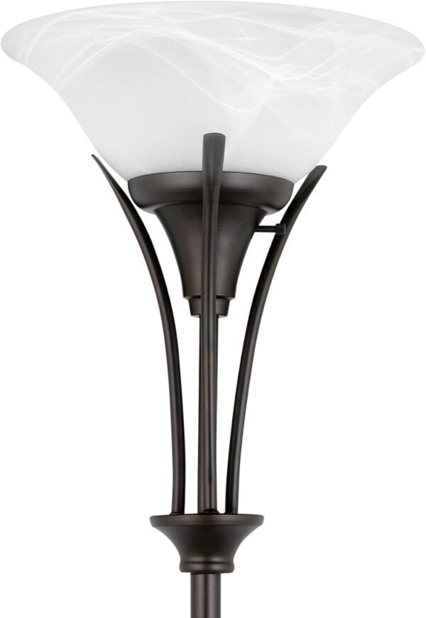 Buy recommended Glove Electric 63361 Gatineau 70" Floor lamp, dark bronze finish, alabaster glass shade, 0 - Image 9