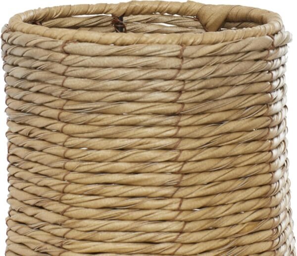 Buy high-quality Deco 79 Faxy Glass Handmade Tall Wave Floor Vase, 12"x12"x28", Brown - Image 3