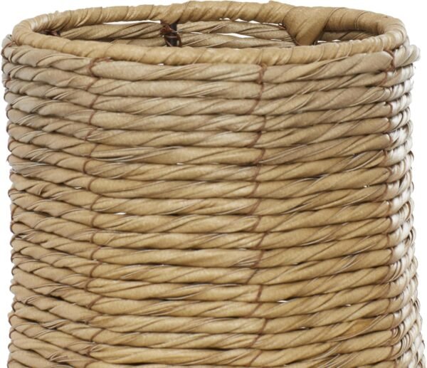 Buy high-quality Deco 79 Faxy Glass Handmade Tall Wave Floor Vase, 12"x12"x28", Brown - Image 5