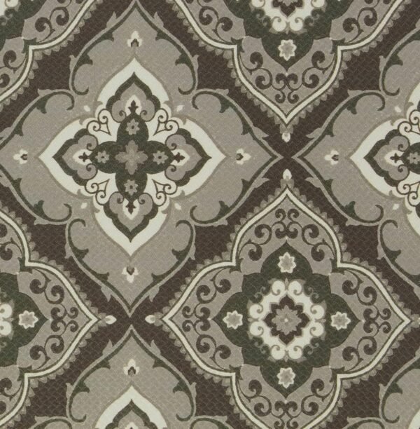Grab high-quality Laura Ashley-Anti-Fatigue Kitchen Mat, Allie Medallion Design, Stain, Water & Fade Resistant, Cooking & Standing Relief, Non-Slip Backing, Mishes 17.5"x48", Dark Grey Alley - Image 7