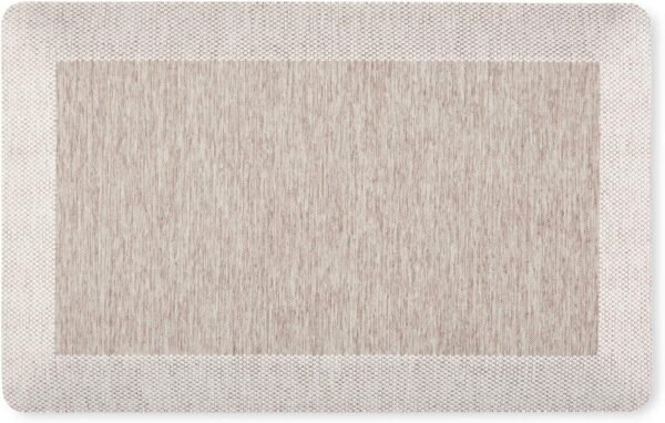 Buy the best Martha Stewart Mira Modern Heather Anti-Fatigue Air Injection Kitchen Mat, Coffee Brown, 19.6"x32" - Image 2