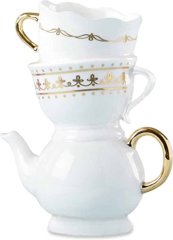 Grab affordable Kate Aspen Vintage Tea Party Antique Crook Ceramic Bad Vase (Medium), Party, Take Home Gift, Wedding Decoration, Table Decoration, Bridal Shower Decoration - Image 2
