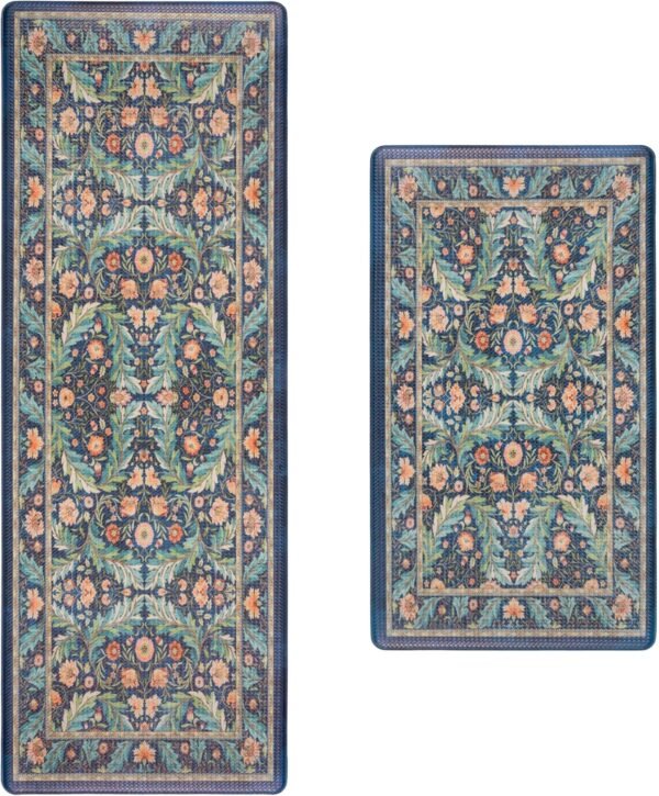 Order affordable Gertmenia Indoor Fatigue Fatigue Floor Mat - 2 Pack, Thick Cushioning, Non-Slip, Super Strong Rug Perfect for Kitchen or Office Comfort - Altair, Navy, 27867 - Image 2