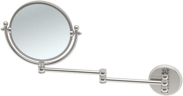 Order recommended GATCO 1408 14 inch swing arm extents, wall mount mirror with satin nickel - Image 2