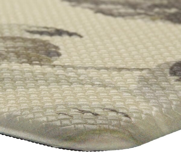 Buy affordable Laura Ashley-Anti-Fatigue Kitchen Mat | Hydrangea Floral Design | Stain, Water, Fade Resistant | Cooking and Standing Relief | Anti-slip Backing | 17.5" x 60" | Grey Headge - Image 7