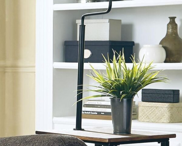 Order the best Signature Design Multifunctional Metal Floor Lamp & End Table, Black - Image 9