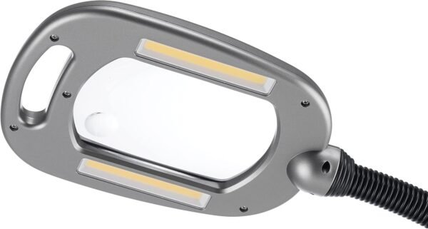 Explore recommended Light a fire! Fulcrum, 20072-401 Multiflex 12-LED Floor Magnifier Lamp, Silver, Single Pack - Image 3