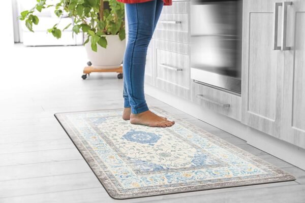 Grab affordable Traditional Rug Shop Anti-Fatigue Standing Mat 18"x30" Blue - Image 6
