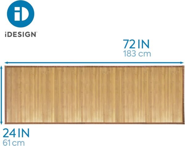 Grab the best Idesign Bamboo Non-Skid Water-Resistant Floor Mat, Formbu Collection-24 "x 72", Nature - Image 3