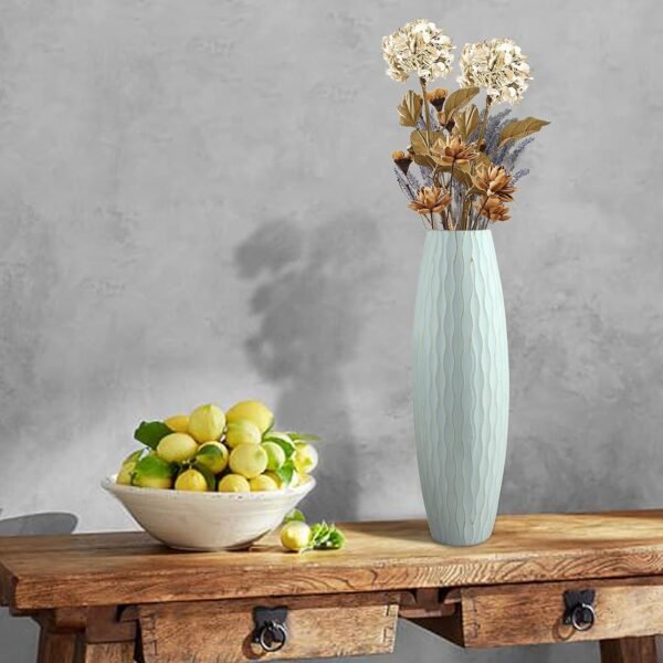 Order high-quality Stonebriar SB-5076C Beach Nostalgia Big Weathered Pale Sea Vase, Light Blue, 15.7" - Image 8