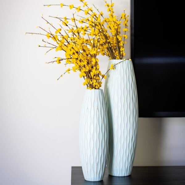 Order high-quality Stonebriar SB-5076C Beach Nostalgia Big Weathered Pale Sea Vase, Light Blue, 15.7" - Image 9