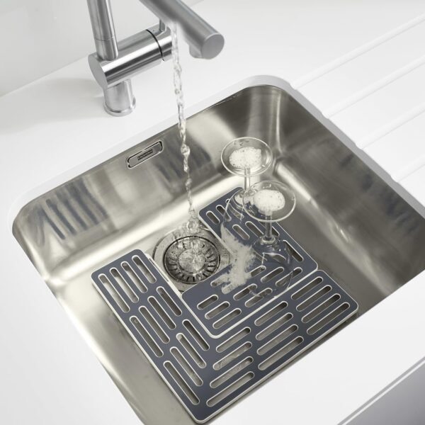 Grab recommended Joseph Joseph Sink Bar Adjustable Sink Protector Mat, Non-Slip, Grey - Image 8