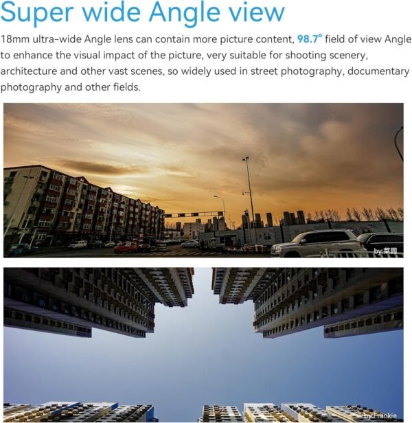 Explore recommended 7artisans 18mm F5.6 Full Frame Manual Focus Ultra Thin Lens Leica Panasonic L S1 S5 S9 SERISE DC-S1H, DC-S5M2, LUMIX S9 Mirrorless Camera - Image 5