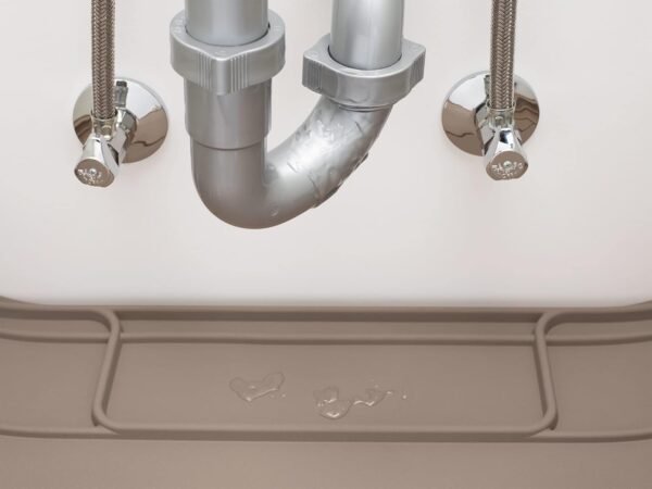 Order affordable weathertech sinkmat - Underwater water pressure under the sink for kitchen bathroom - 34 inch x 22 inch - Durable and flexible tray - Home Andink tissue must have, sunburn - Image 6