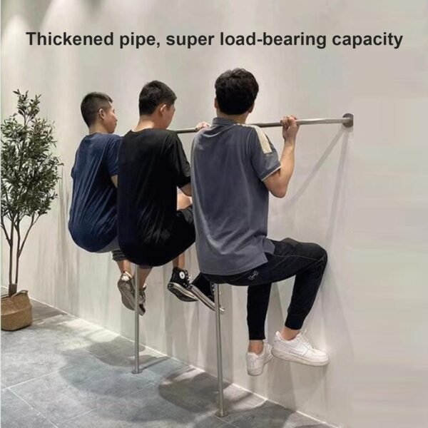 Grab high-quality Floors - Superior Solid Rotating Coat Rack, Heavy Duty Silver Wall Mount Garment Rack - Industrial Pipe T-shaped Clothing Display Retail, Closet Storage, Towel Organization - - Image 5