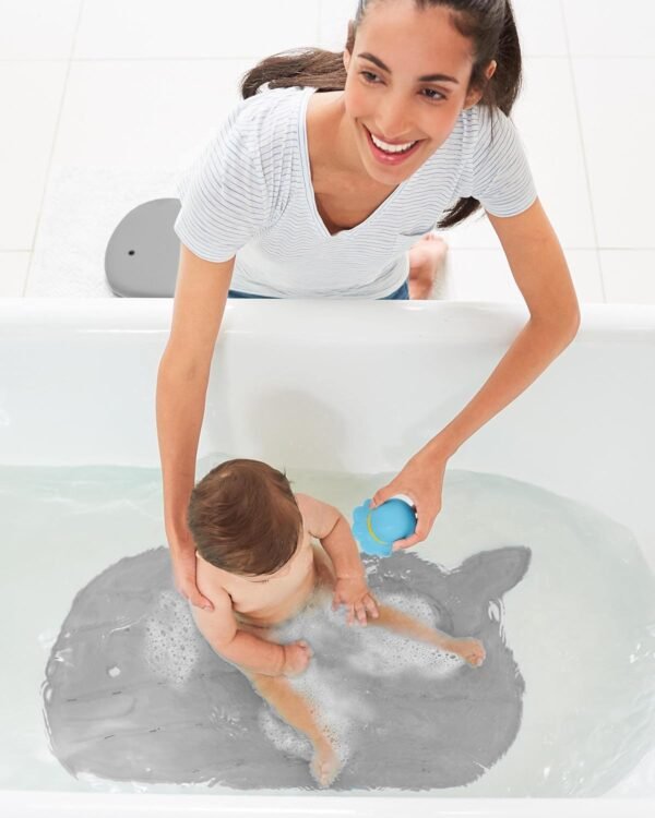 Order high-quality Skip hop non-slip baby bath mat, moby, grey - Image 5