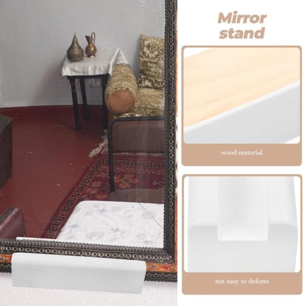 Buy the best Floor Floor Mirror Stand Holder - Full-length Mirror Support Anti-Ski Cushion, Compact Artwork Display Rack for Home Decoration, Living Room, Office, Studio - Image 5